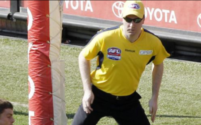 AFL goal umpire Luke Walker to notch up his 35th final, the all-time record