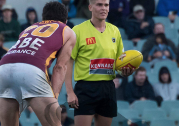 Newly appointed AFL Rookie, Trent McPhee