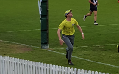 Newly appointed goal umpire – Sam Walsh