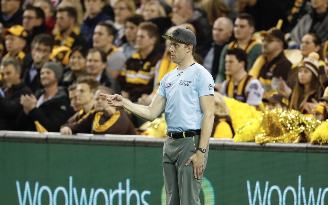 Goal Umpire, Michael Palm achieves 100 games