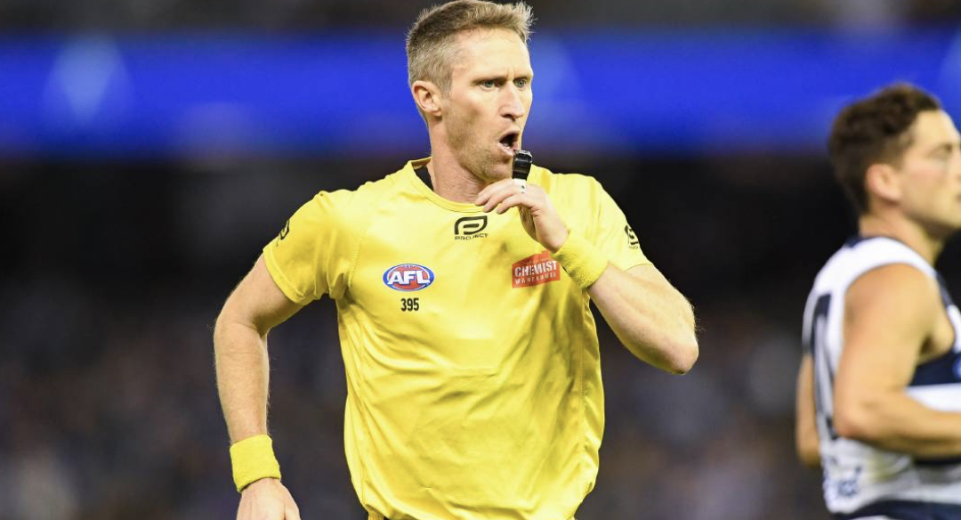 How Shaun Ryan rose to the pinnacle of football umpiring