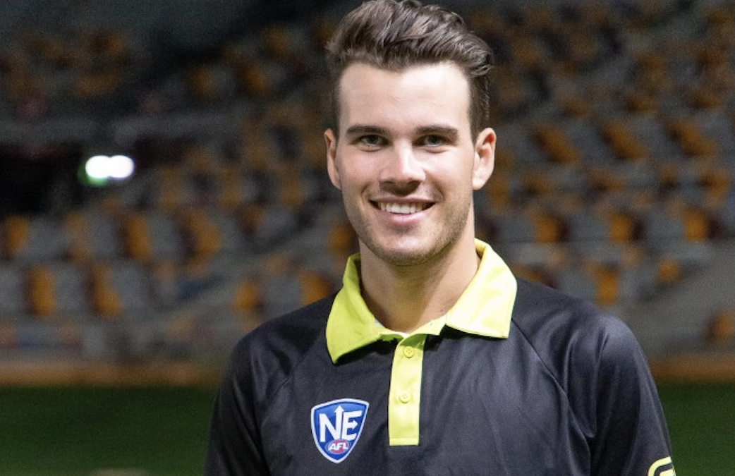 Jesse Baird – new goal umpire in QLD