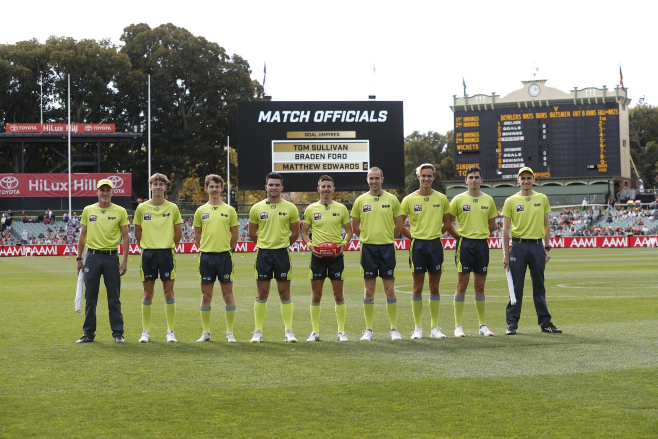 AFLW 2021 Grand Final Umpires AFLUA