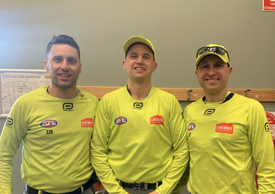 Callum Leonard – AFL Goal Umpire Debut Game