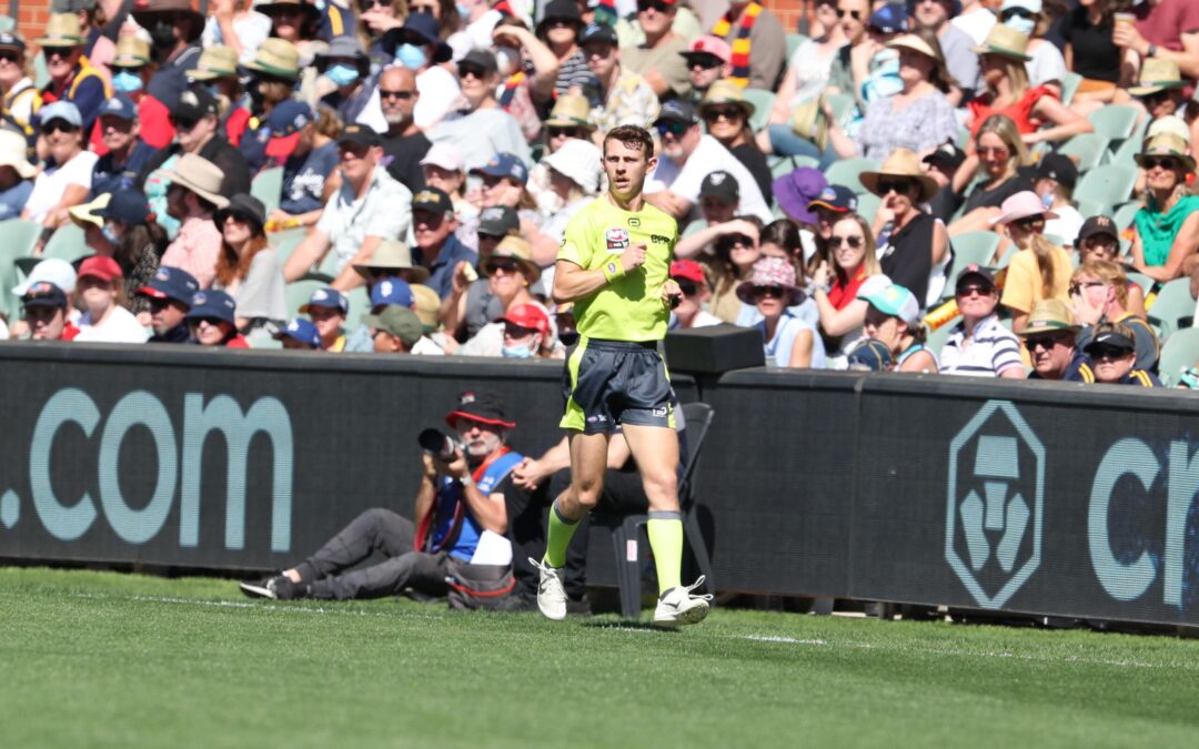 Simon Blight – Promotion to AFL Boundary Umpires List