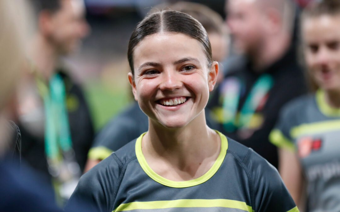 Emma Stark – youngest field umpire in elite-level AFL competition