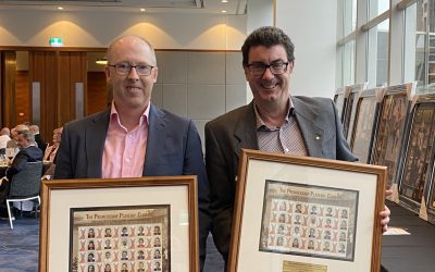 Steve McBurney and David Flegg AM honoured at annual AFL Premiership Players Function