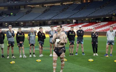 AFLUA Life Memebers and Alumni attend AFL training night