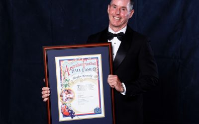 Hayden Kennedy Inducted into AFL Hall of Fame